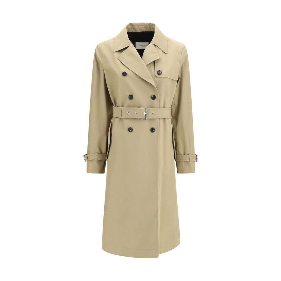 Beige Cotton Coat
