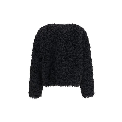 Black Polyester Coat