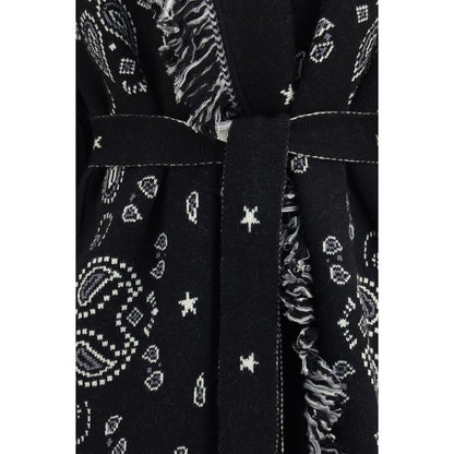 Black Wool Oves Aries Coat