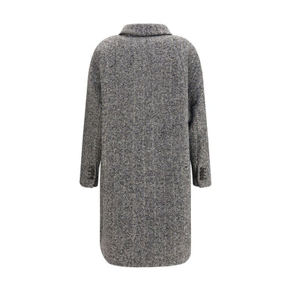 Gray Wool Oves Aries Coat