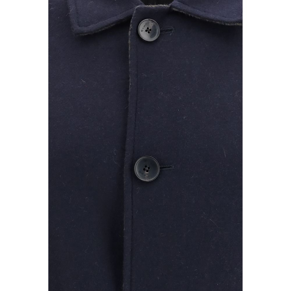 Blue Wool Oves Aries Coat