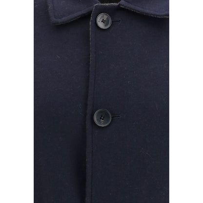 Blue Wool Oves Aries Coat