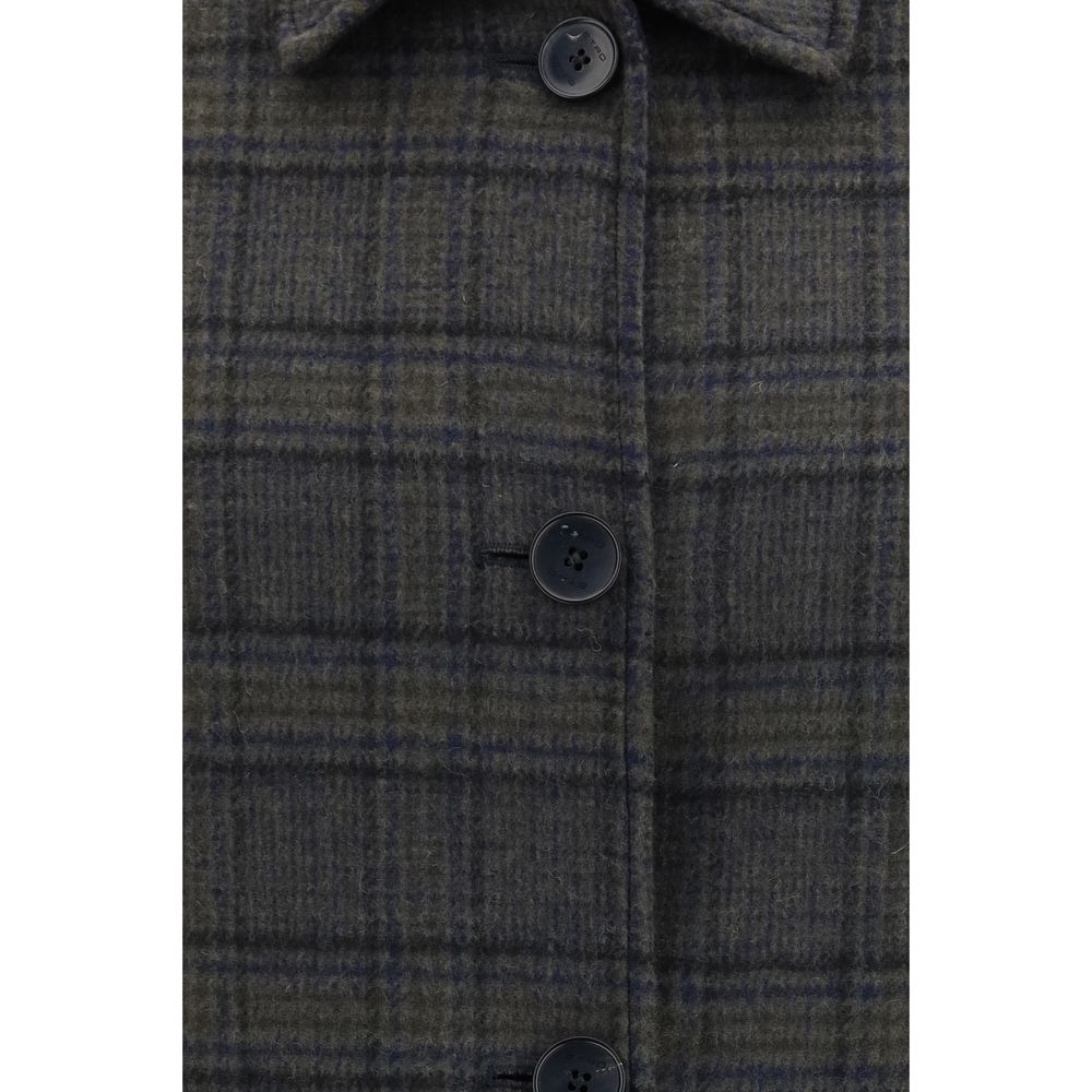 Blue Wool Oves Aries Coat