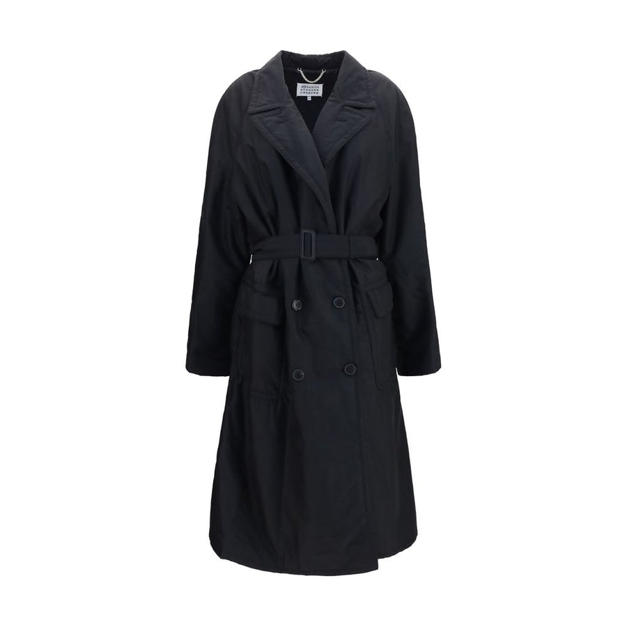 Black Wool Oves Aries Coat