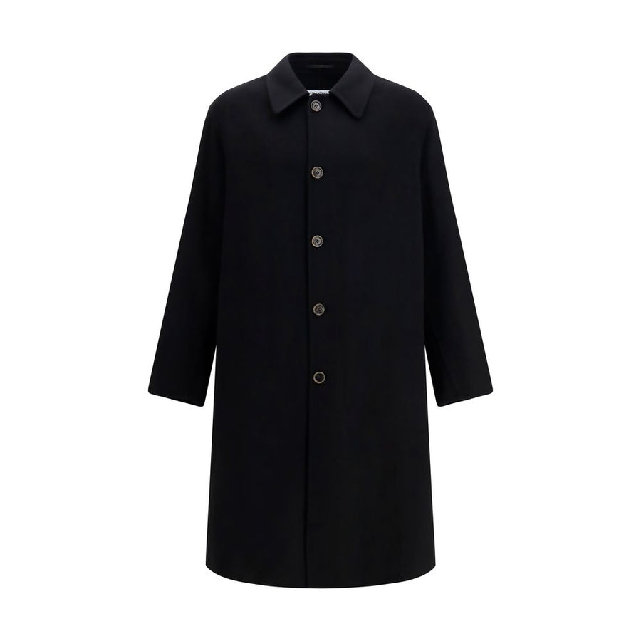 Black Wool Oves Aries Coat