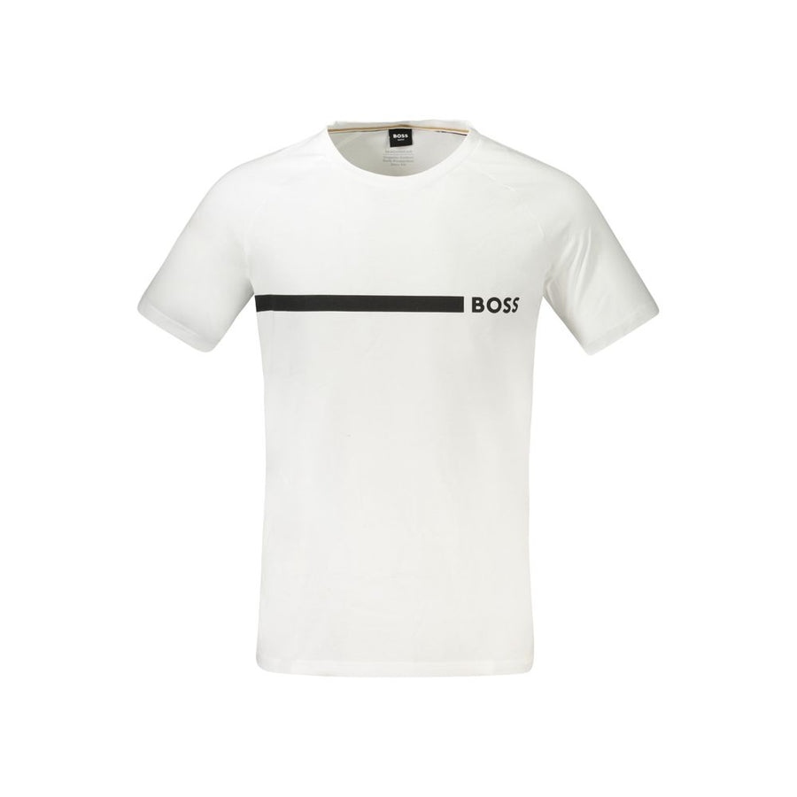 White Cotton Men's T-Shirt