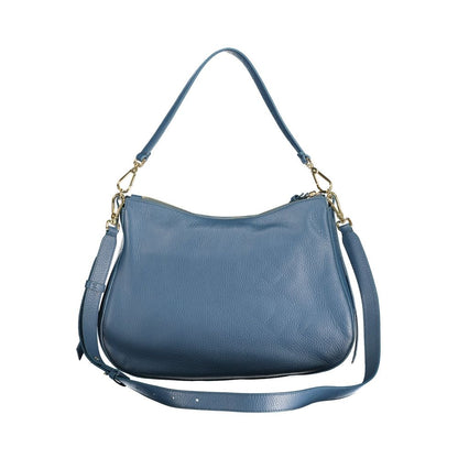 Blue Leather Womens Bag