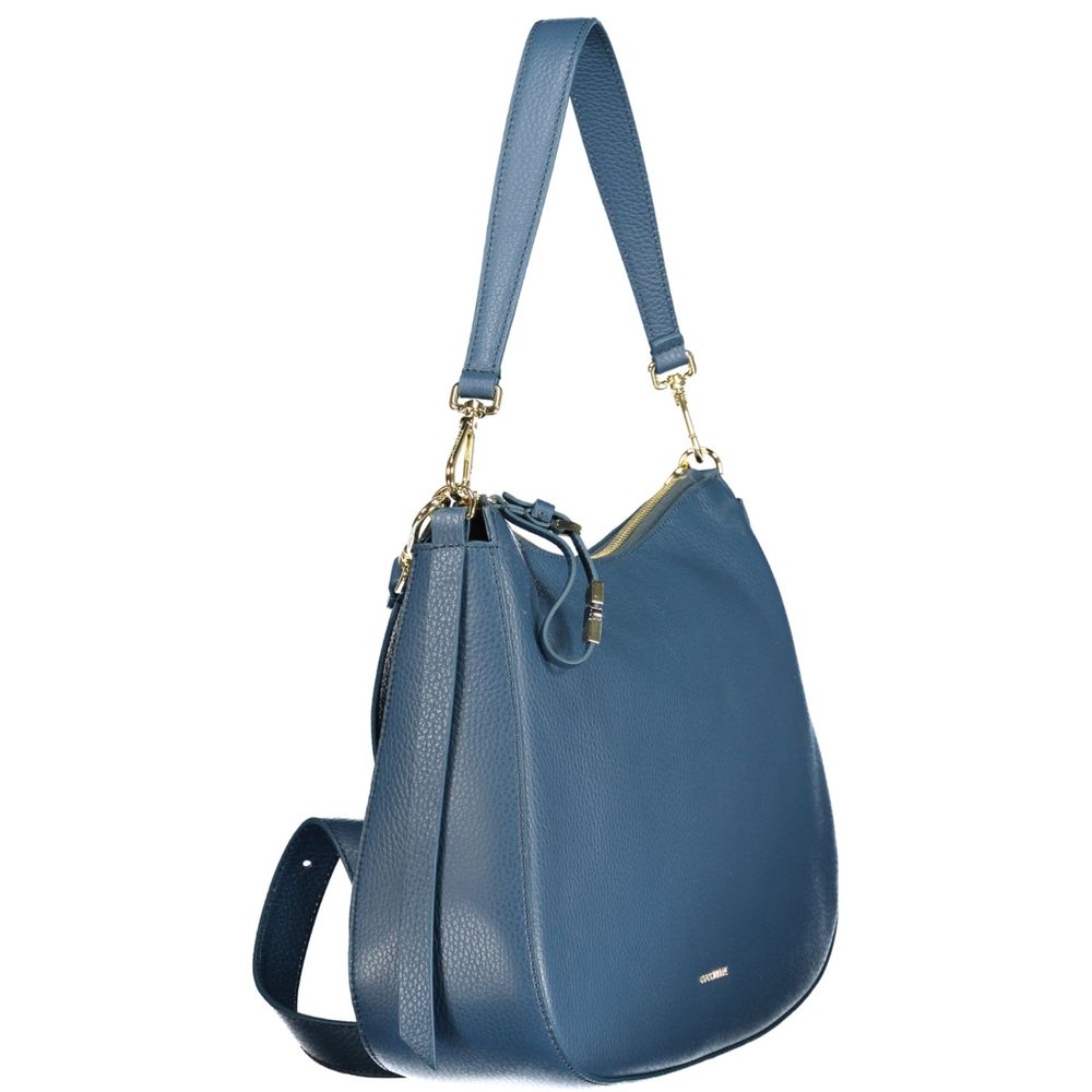 Blue Leather Womens Bag