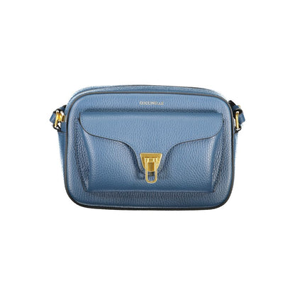 Blue Leather Womens Bag