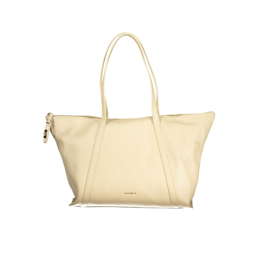 Beige Leather Women's Bag