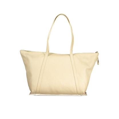 Beige Leather Women's Bag