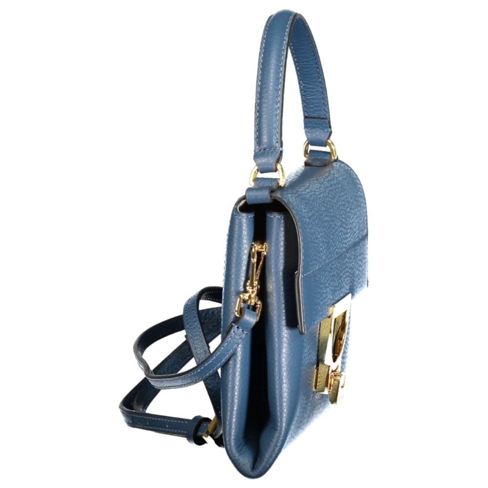 Blue Leather Women's Bag