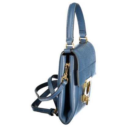 Blue Leather Women's Bag