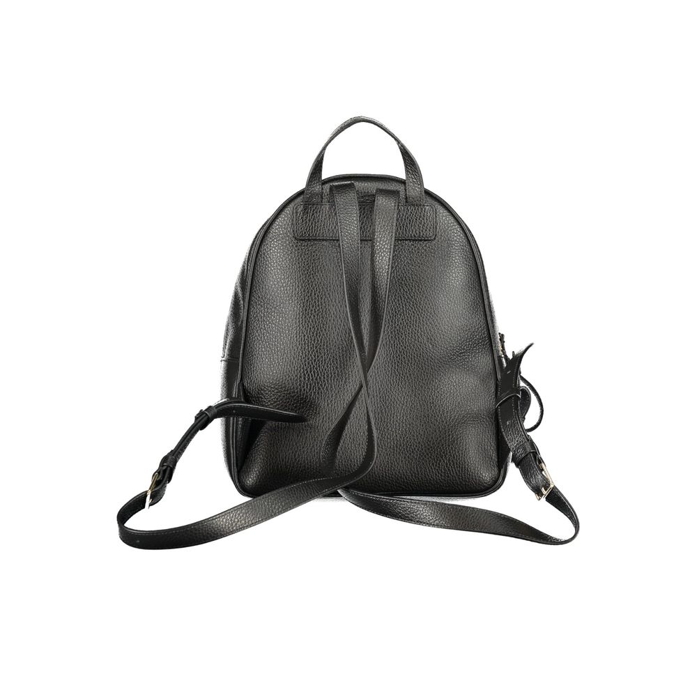 Black Leather Backpack