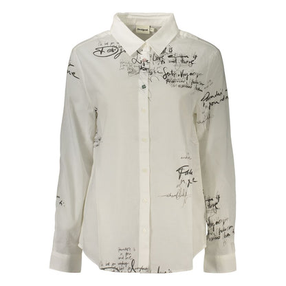 White Cotton Women's Shirt
