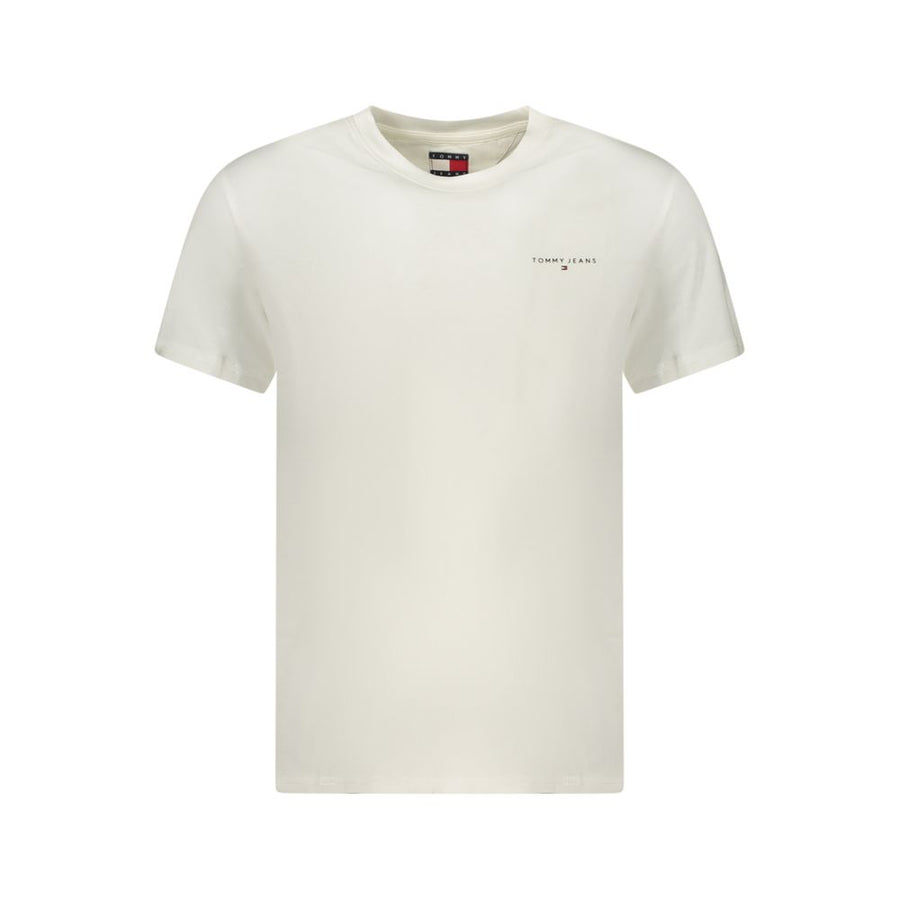 White Cotton Men's T-Shirt