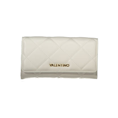 White Polyurethane Women's Wallet