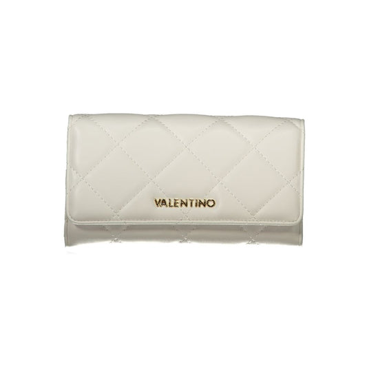 White Polyurethane Women's Wallet
