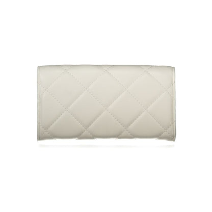 White Polyurethane Women's Wallet