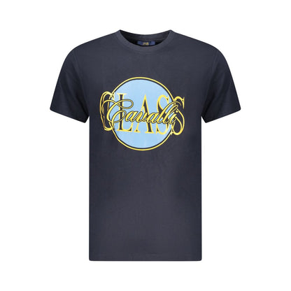 Blue Cotton Men's T-Shirt