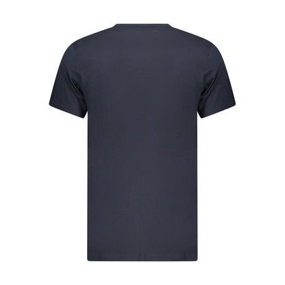 Blue Cotton Men's T-Shirt
