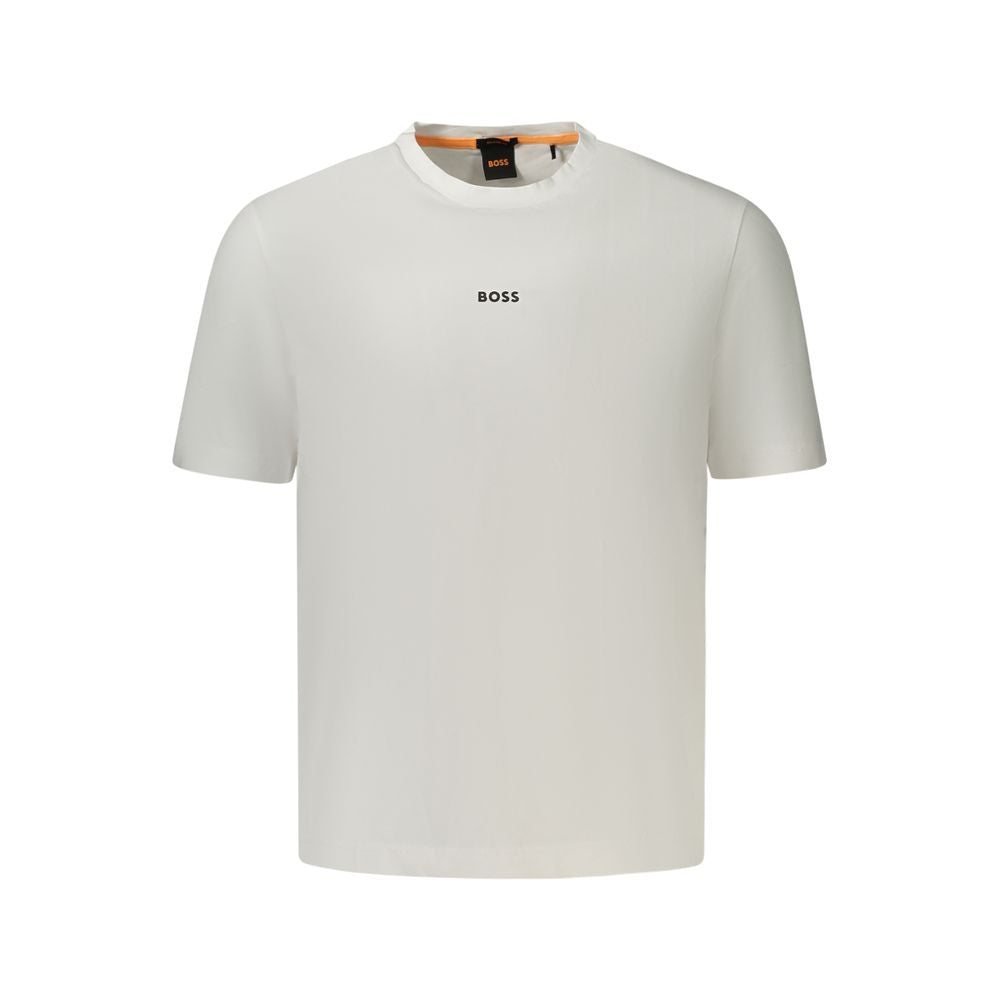White Cotton Men's T-Shirt