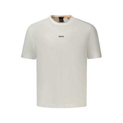 White Cotton Men's T-Shirt