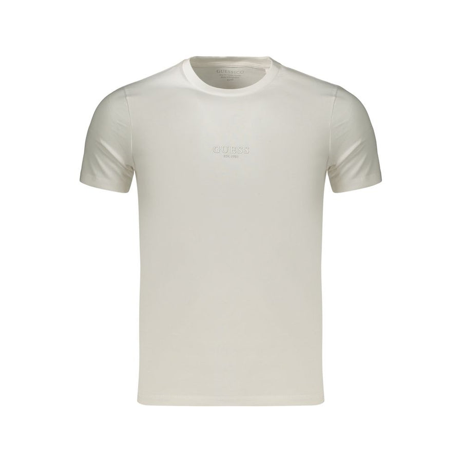 White Cotton Mens TShirt