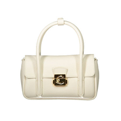 White Leather Handbag