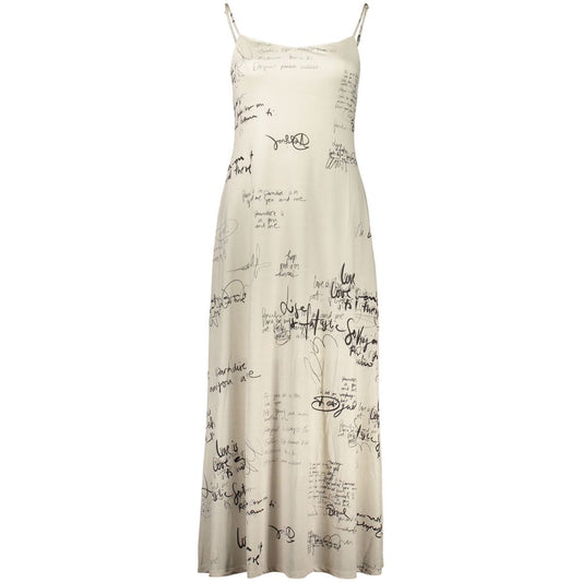 Bianco Poliestere Donna Dress