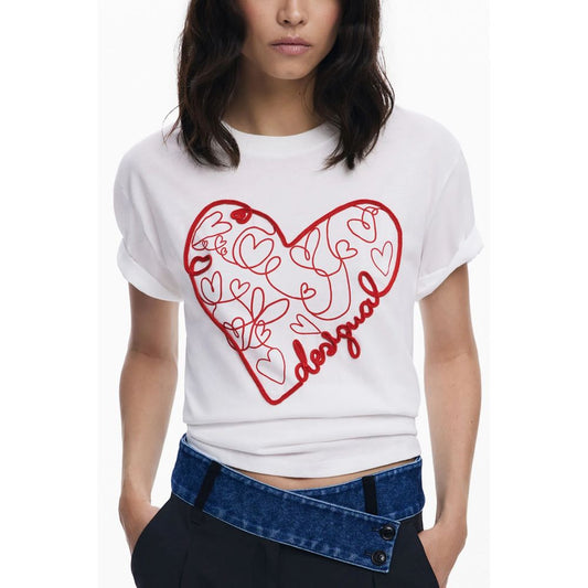 Bianco Cotton Women's T-Shirt