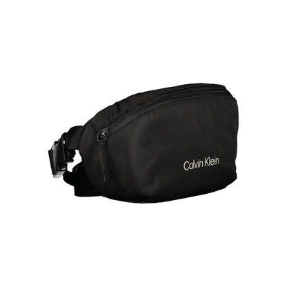 Black Polyester Men's Bag