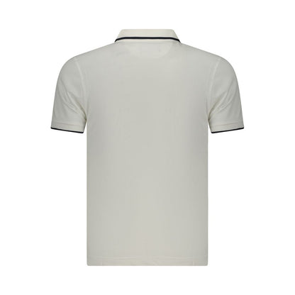 White Cotton Men's Polo