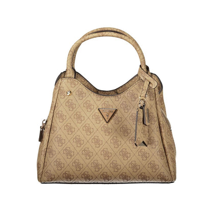 Beige Polyethylene Handbag