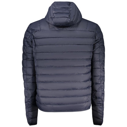 Blue Polyester Mens Jacket
