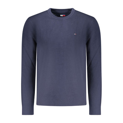 Blue Cotton Men's Sweater