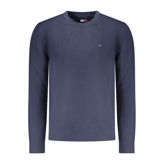 Blue Cotton Men's Sweater