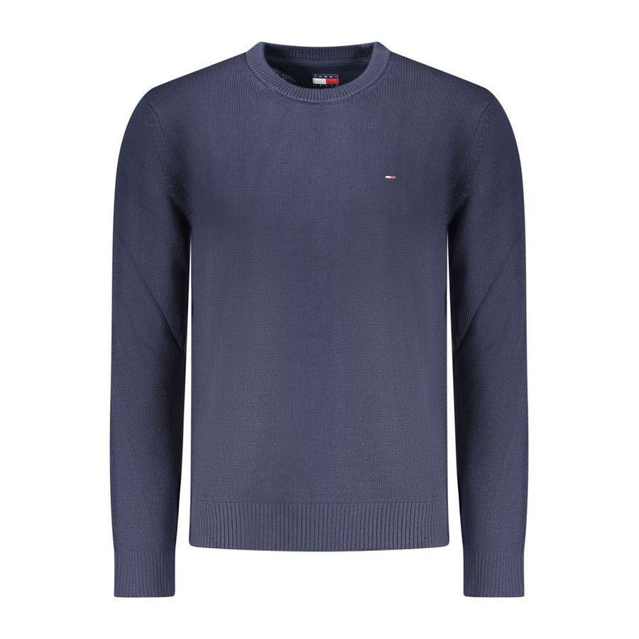 Blue Cotton Men's Sweater