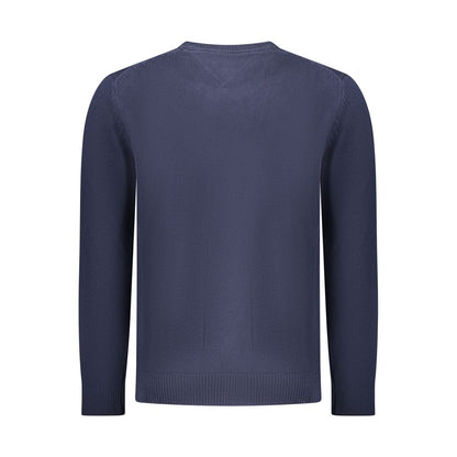 Blue Cotton Men's Sweater