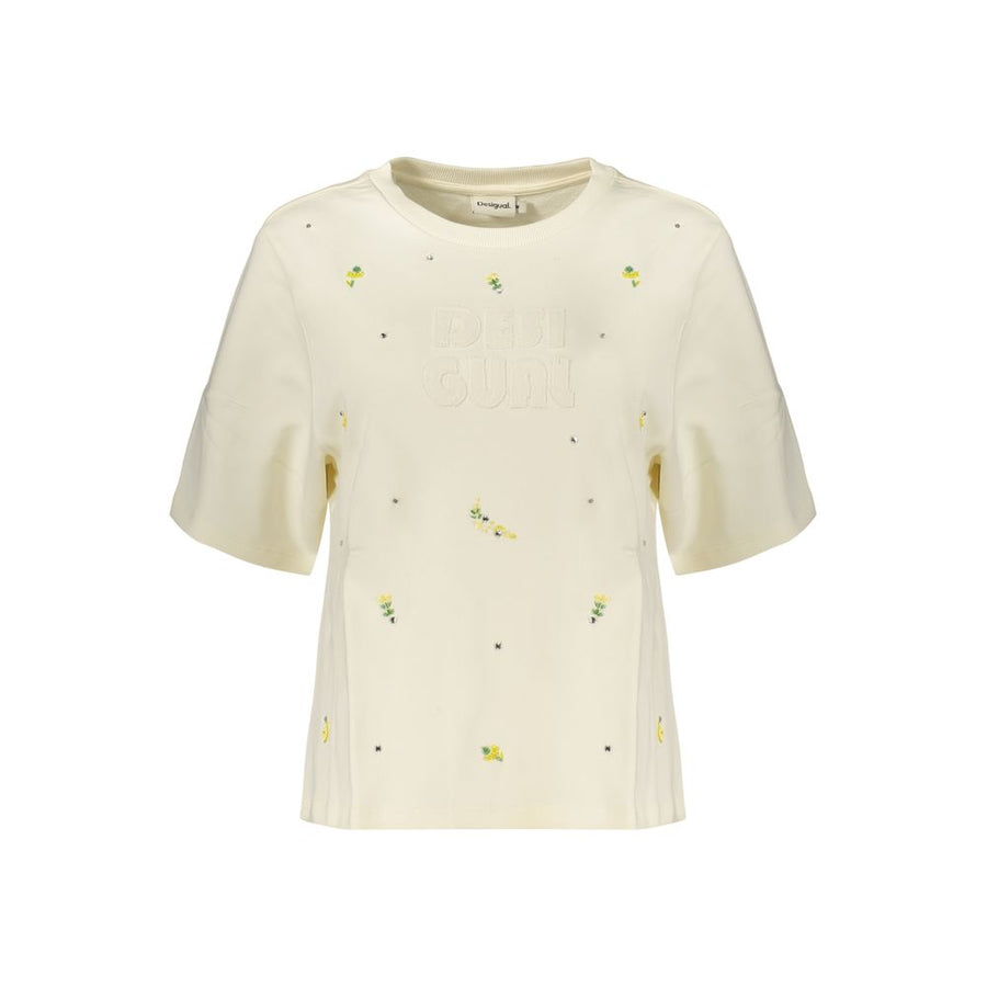 White Cotton Sweatshirt