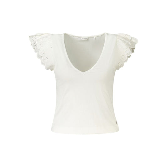 White Polyester T-Shirt