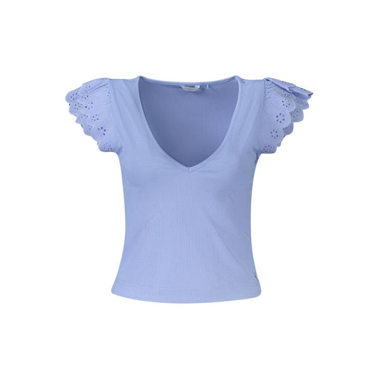 Azzurro Polyester Women's T-Shirt