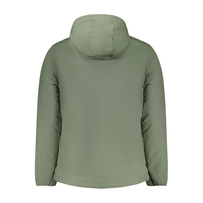 Green Polyester Shell Jacket