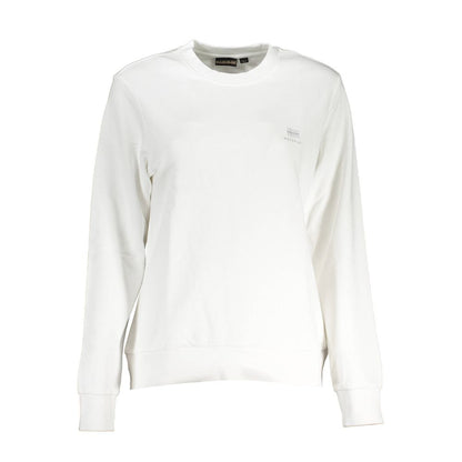 White Cotton Sweatshirt
