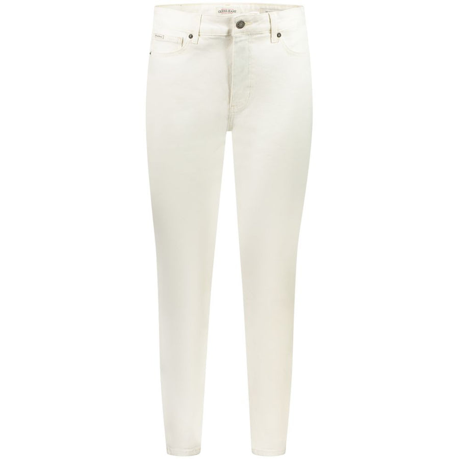 White Cotton Skinny Jeans