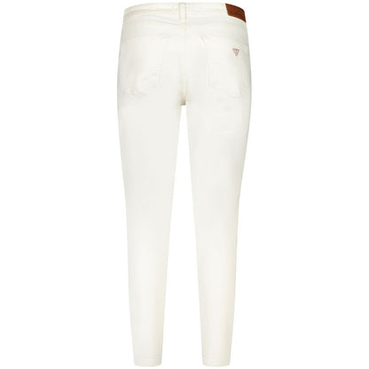 White Cotton Skinny Jeans