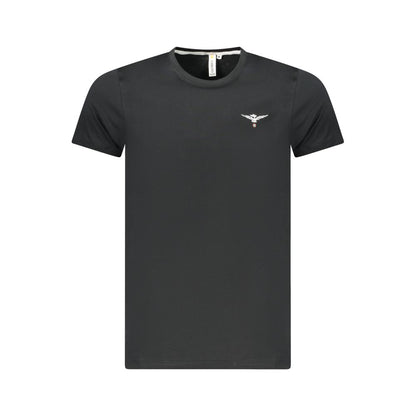 Black Cotton Men's T-Shirt