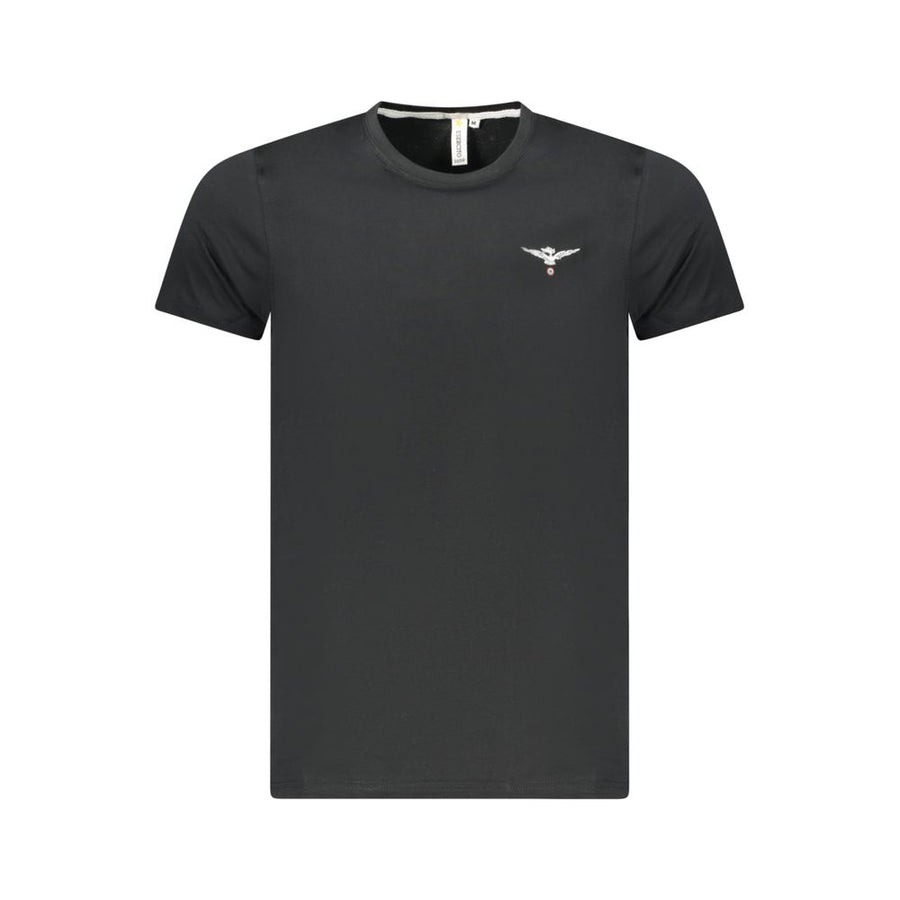 Black Cotton Men's T-Shirt