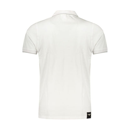 White Cotton Polo Shirt