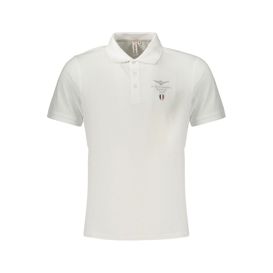Bianco Cotone Uomo Polo